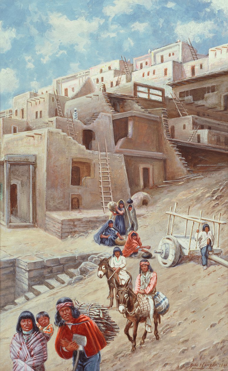 Pueblo Village, 1900 av John Hauser