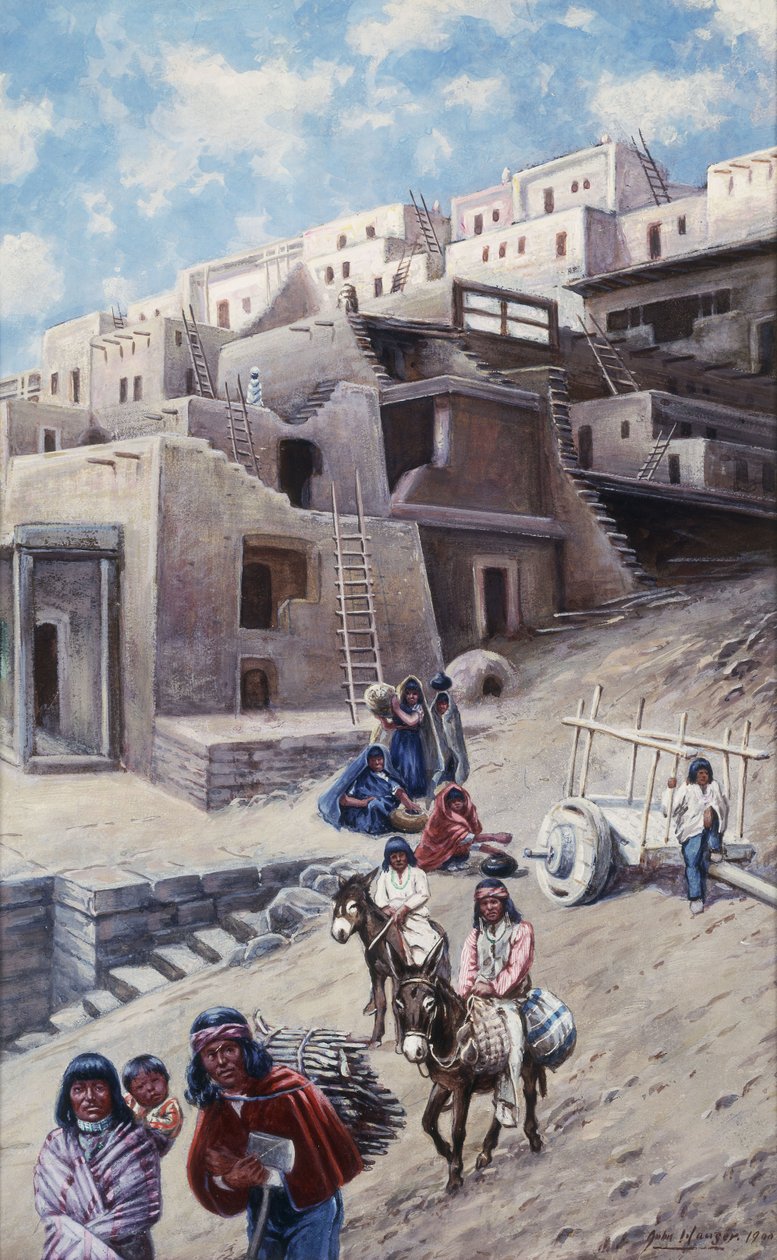 Pueblo Village, 1900 av John Hauser