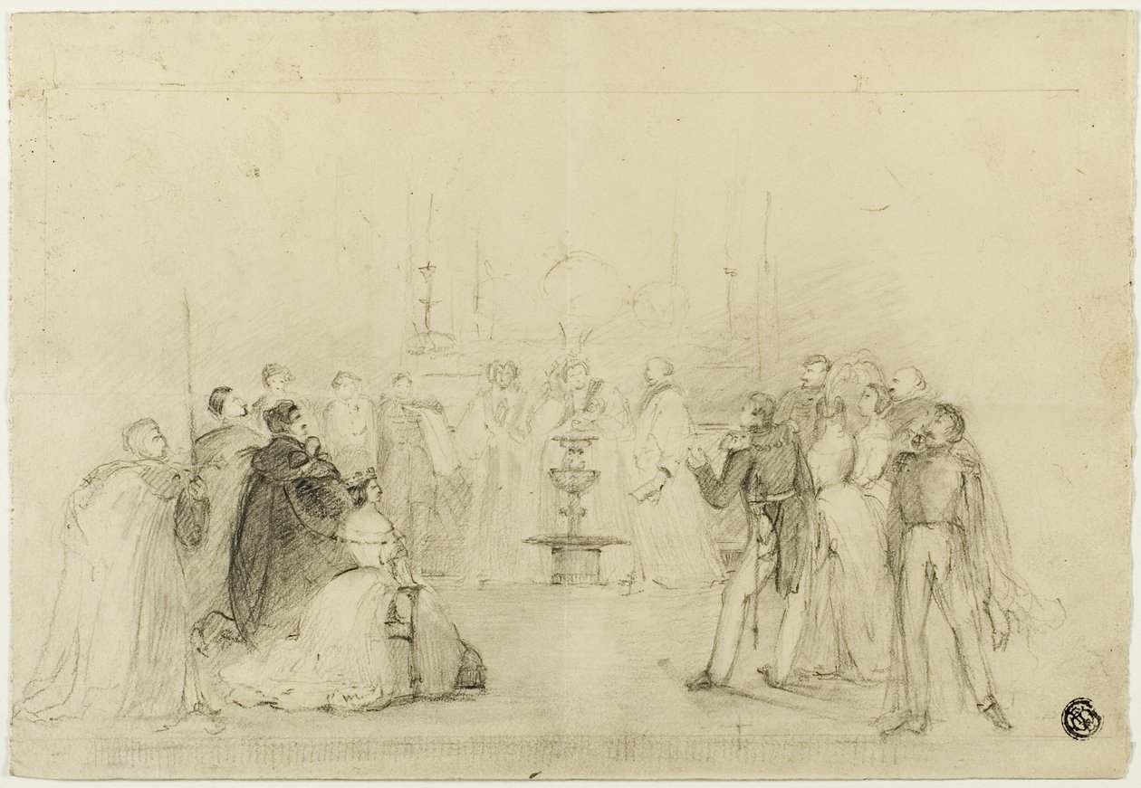 Studie av John Hayter