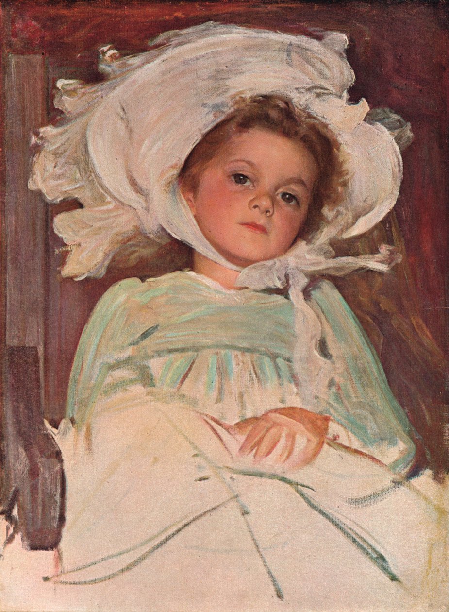 Porträttstudie, c1906 av John Henry Frederick Bacon