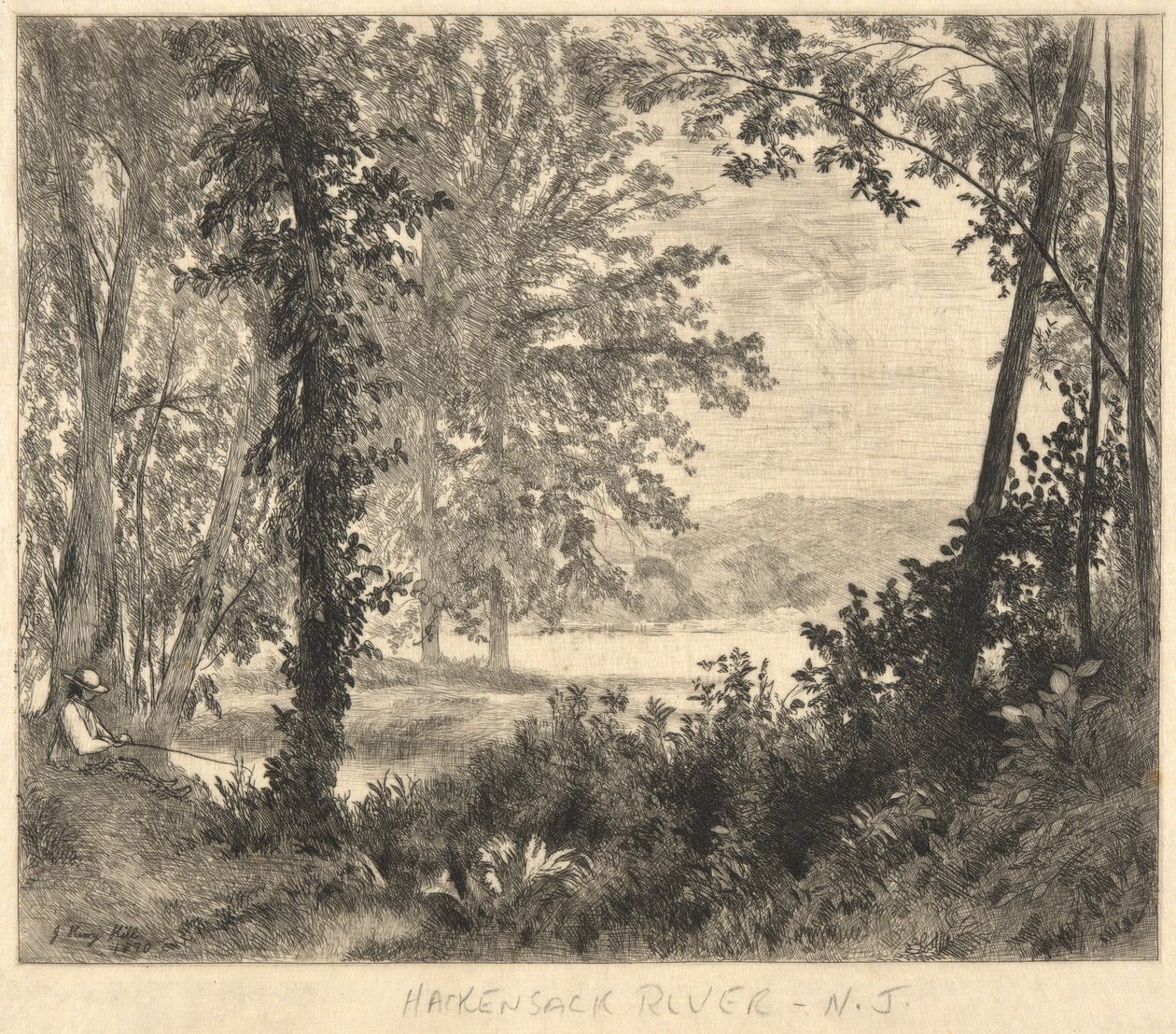 Hackensack River, New Jersey av John Henry Hill