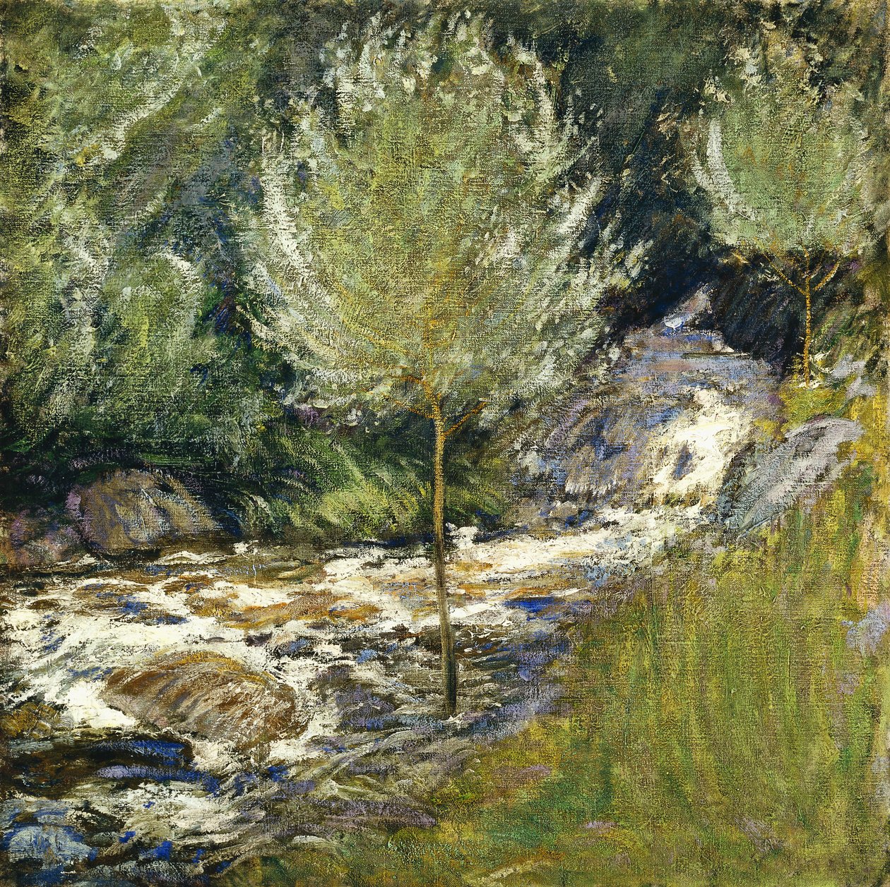 Horseneck Falls, Greenwich, Connecticut, av John Henry Twachtman