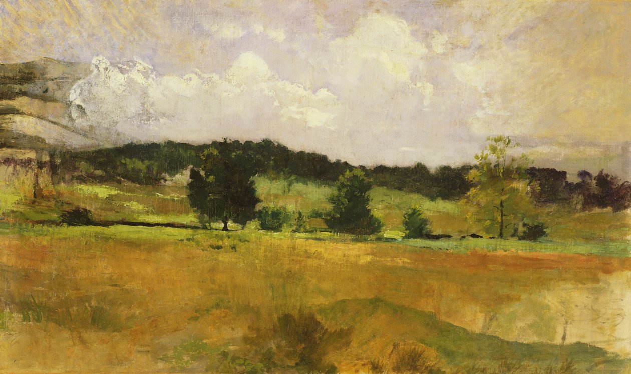 Landskapsstudie, c.1900 av John Henry Twachtman