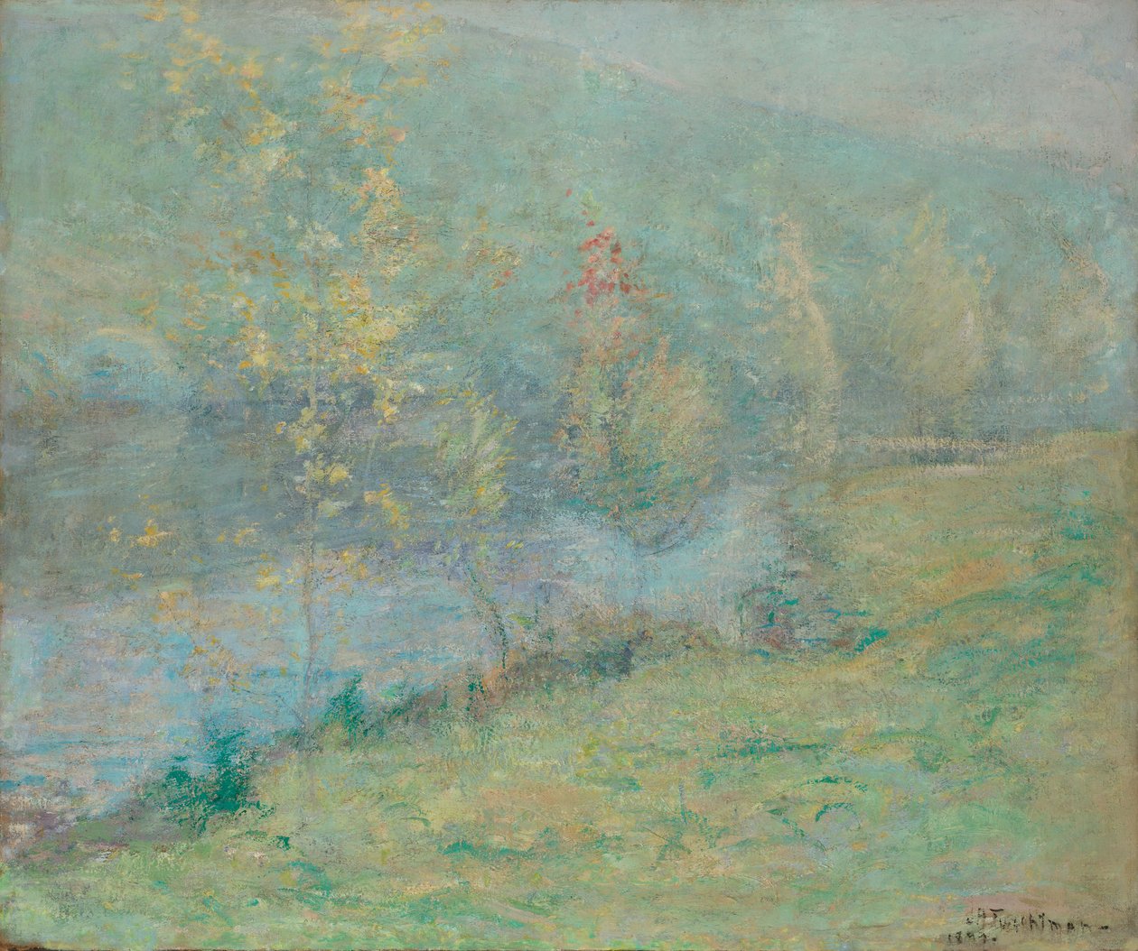 Misty May Morn, 1899. av John Henry Twachtman