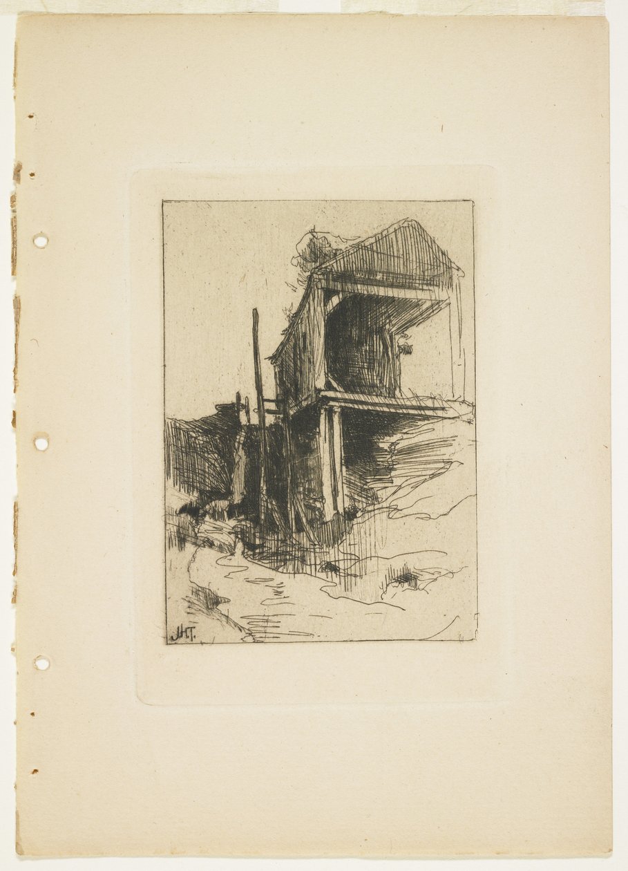 Den övergivna kvarnen, 1888-1889 av John Henry Twachtman