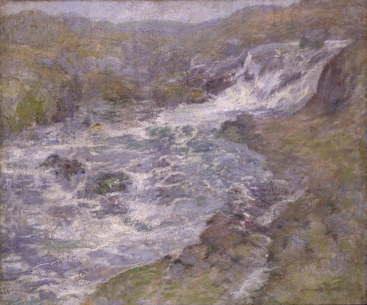 Torrent, ca. 1900. av John Henry Twachtman