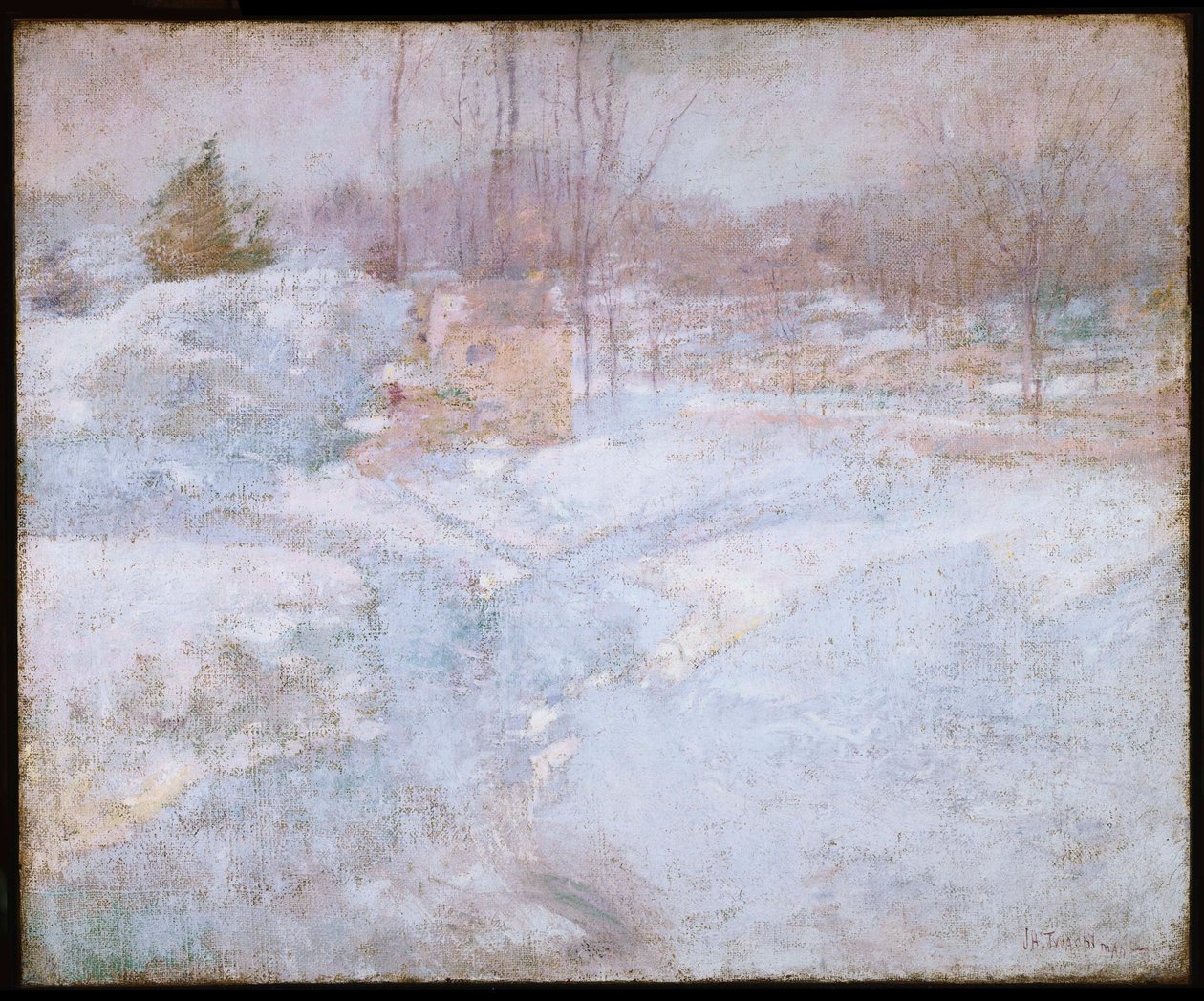 Vinter av John Henry Twachtman