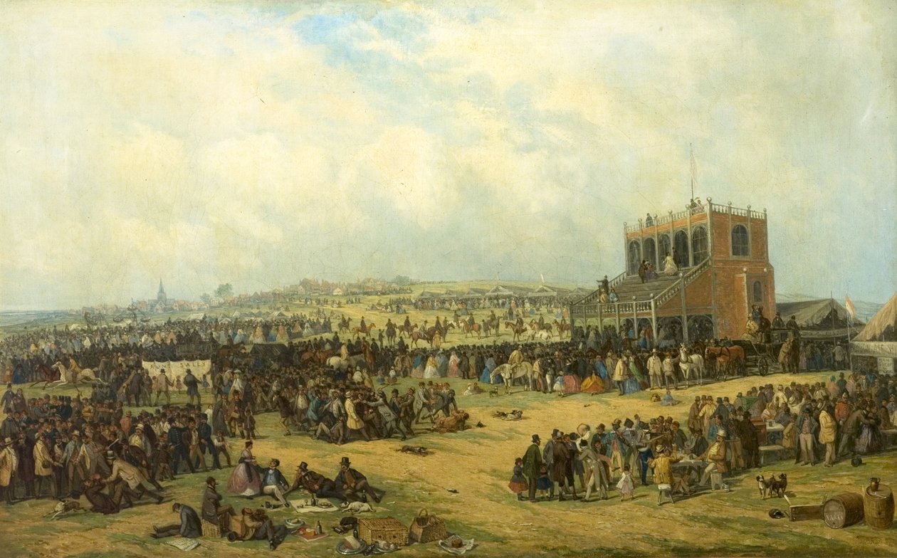 Before the Race (Nottingham Races), 1865 av John Holland