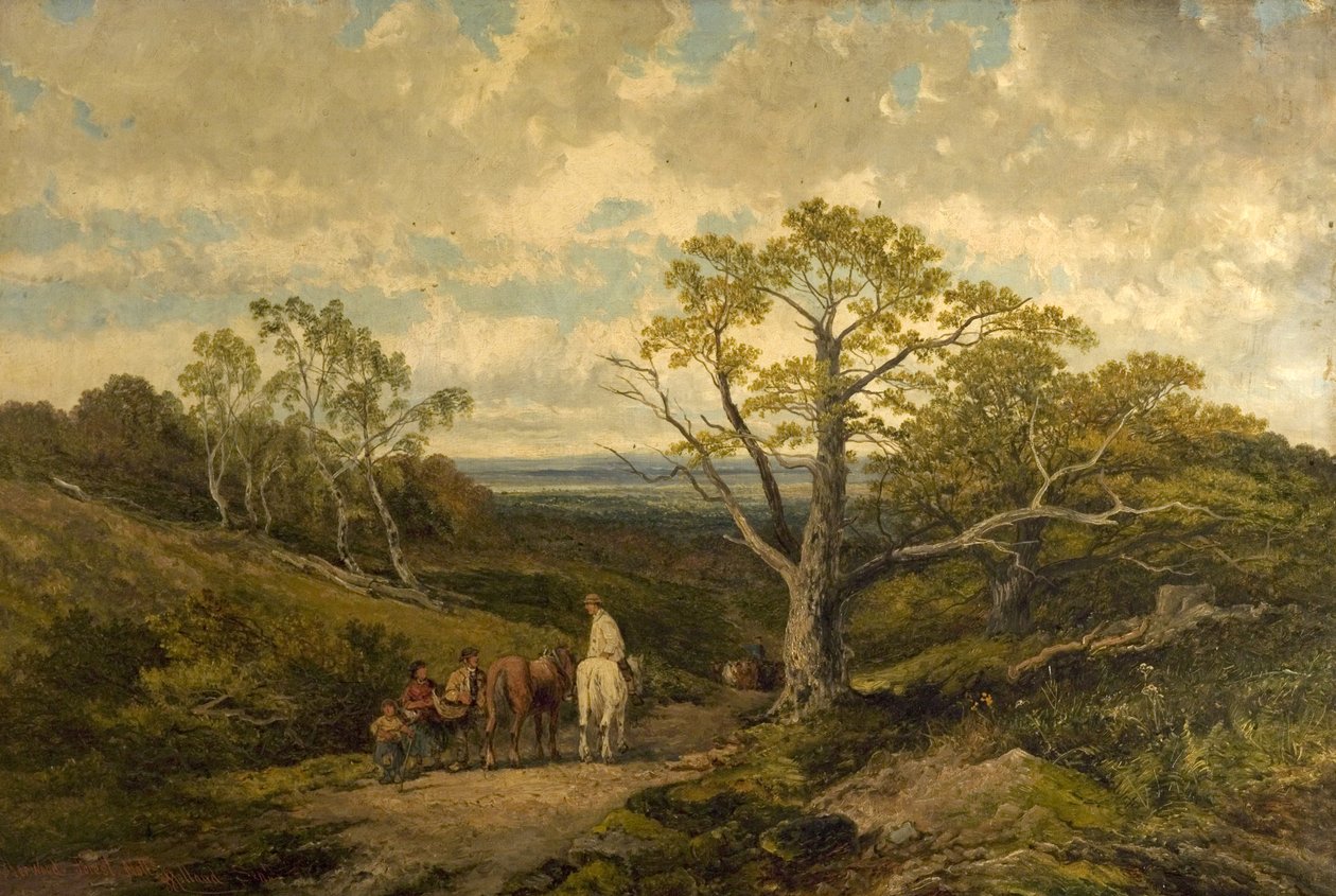 Utsikt i Sherwood Forest, Nottinghamshire av John Holland
