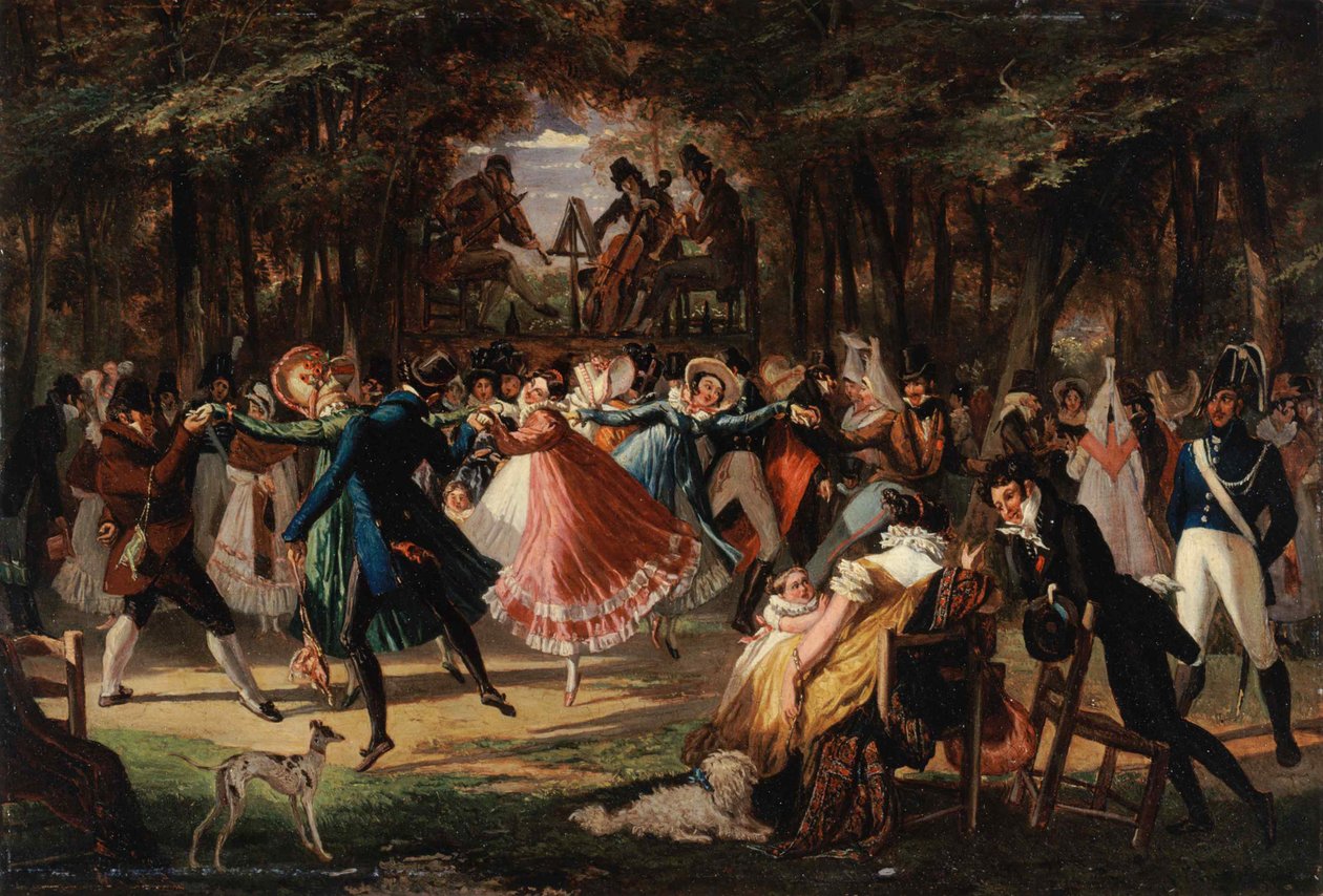 Bal public, 1818. av John James Chalon