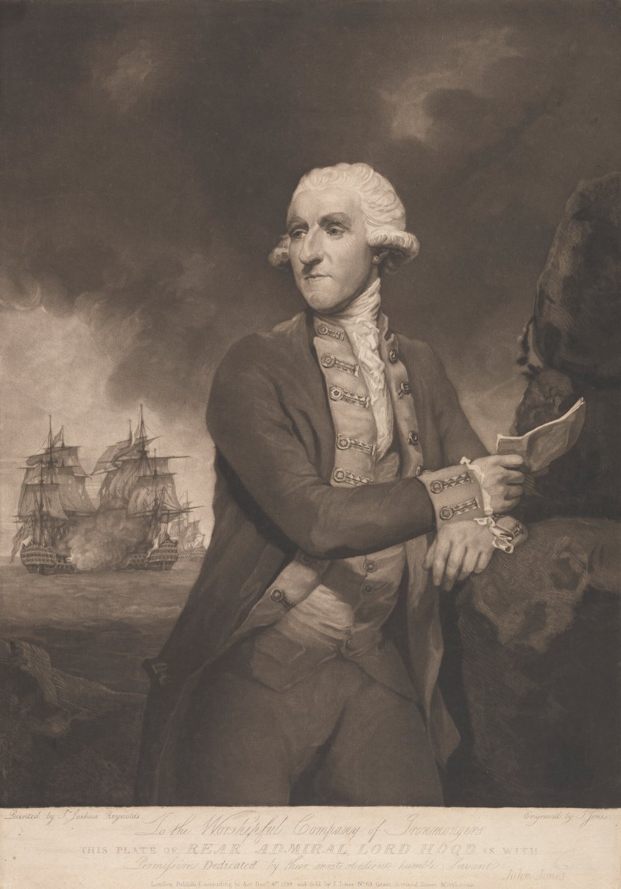 Konteramiral Lord Hood av John Jones
