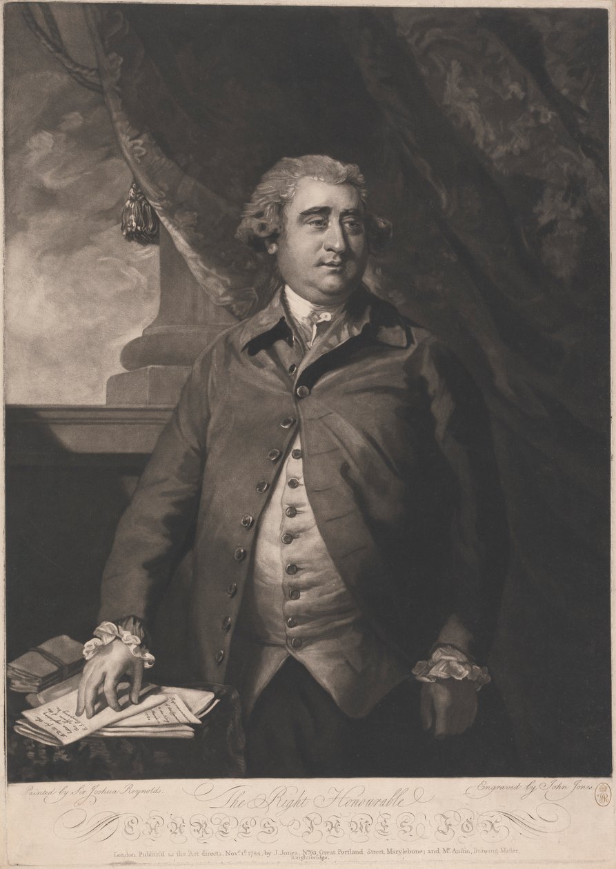 Den rätte ärade Charles James Fox av John Jones