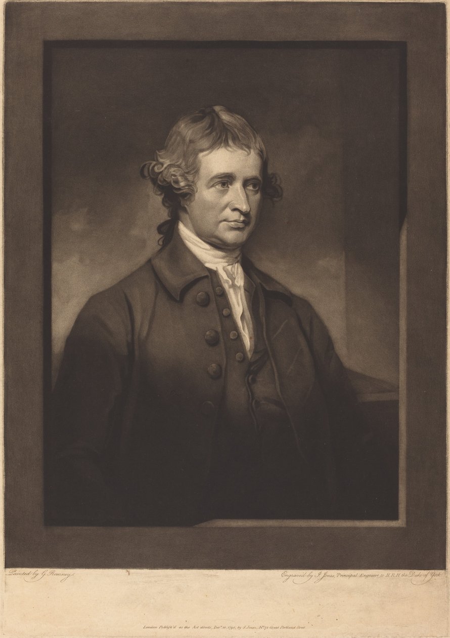 Edmund Burke av John Jones after George Romney