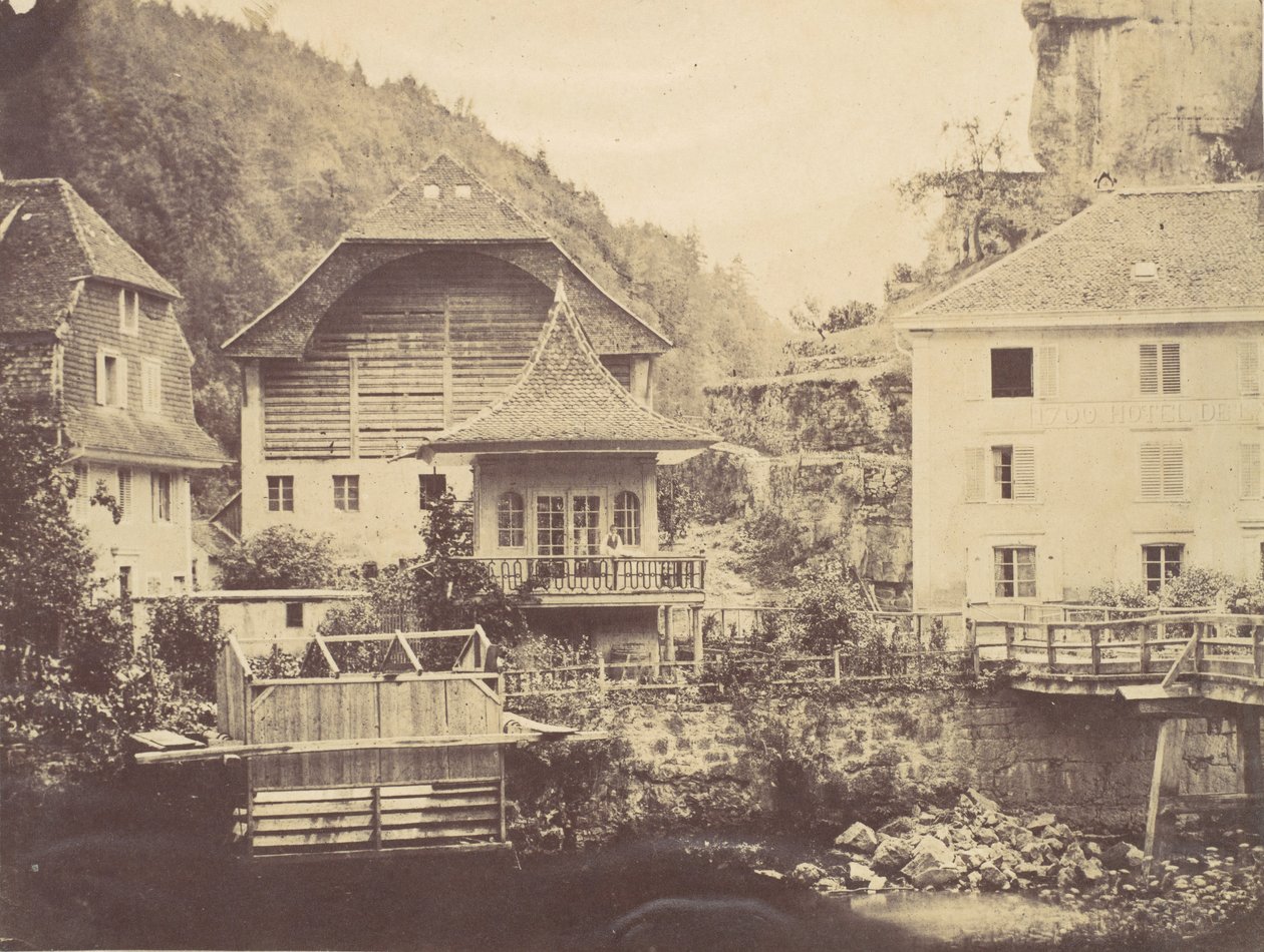 Utsikt i Schweiz, 1850-talet. av John Joscelyn Coghill