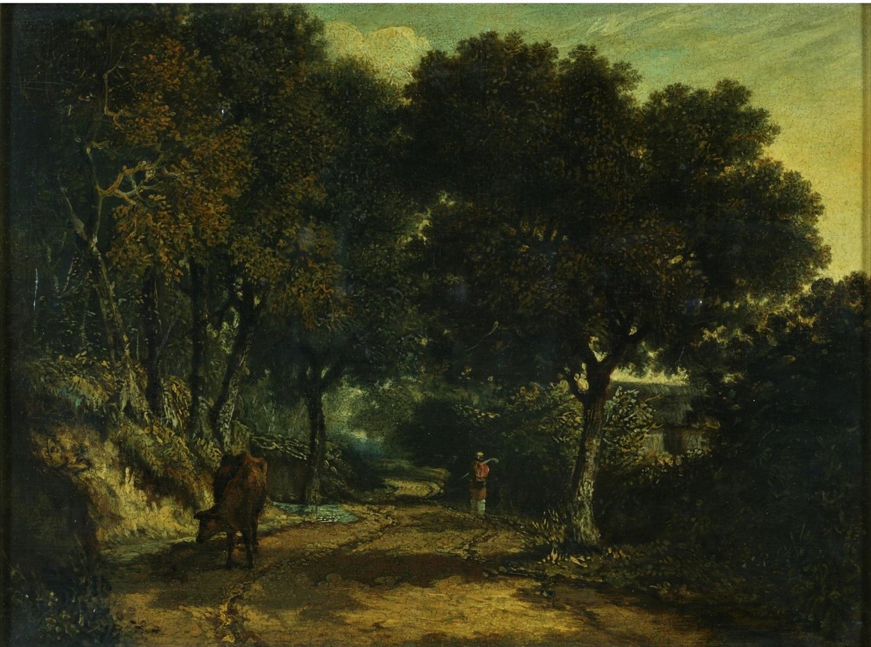 En skuggig landsväg av John Joseph Cotman