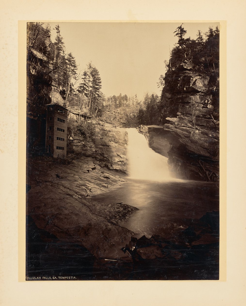 Tallulah Falls, Georgia. Tempestia. av John K. Hillers