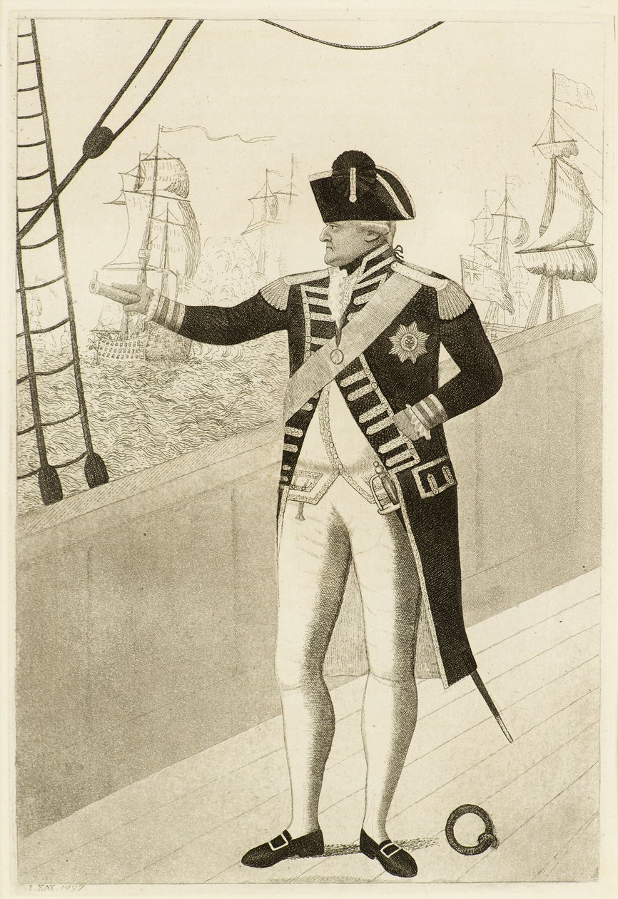 Amiral Duncan på Quarter Deck av John Kay