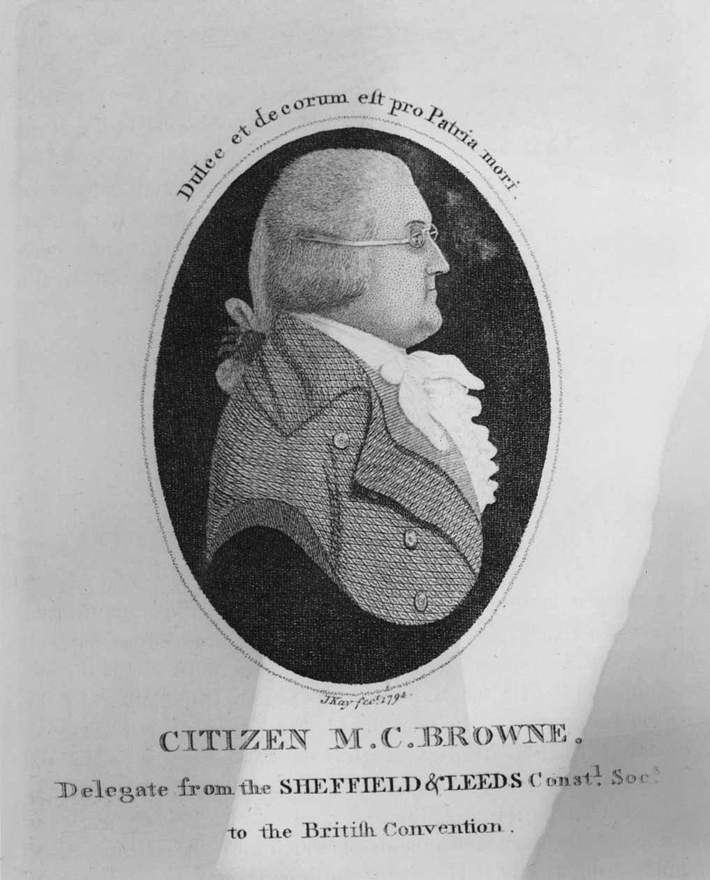 Medborgare M.C.Browne, 1794 av John Kay