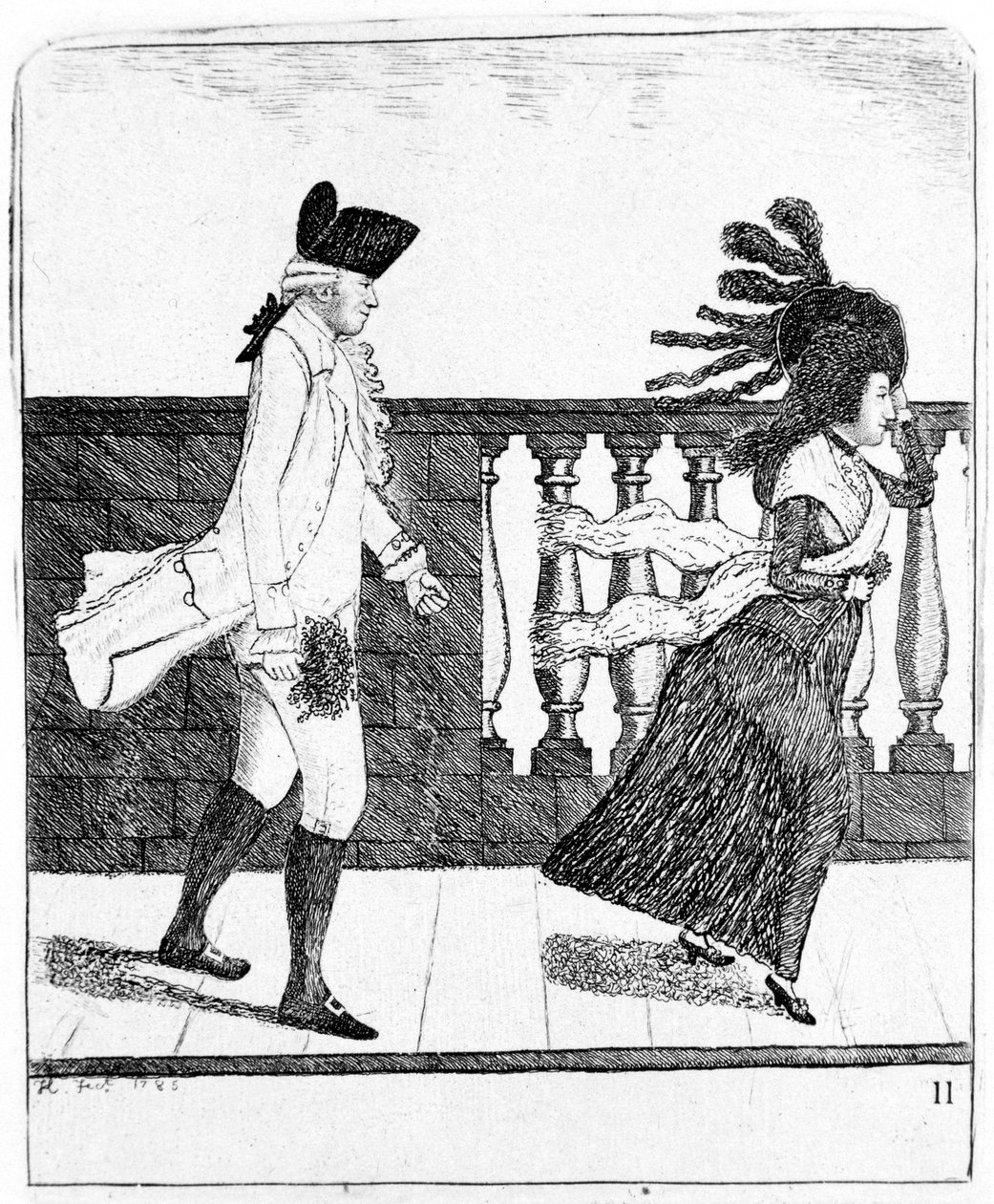 James Graham, skotsk kvacksalvaredoktor, 1795. av John Kay
