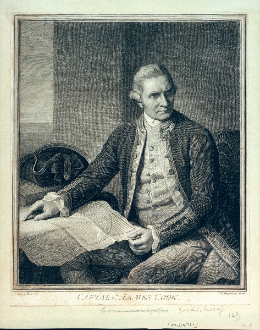 Kapten James Cook (1728-1779) av John Keyse Sherwin