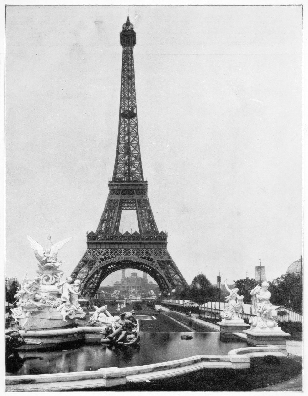 Eiffeltornet, Paris, sent 1800-tal. av John L. Stoddard
