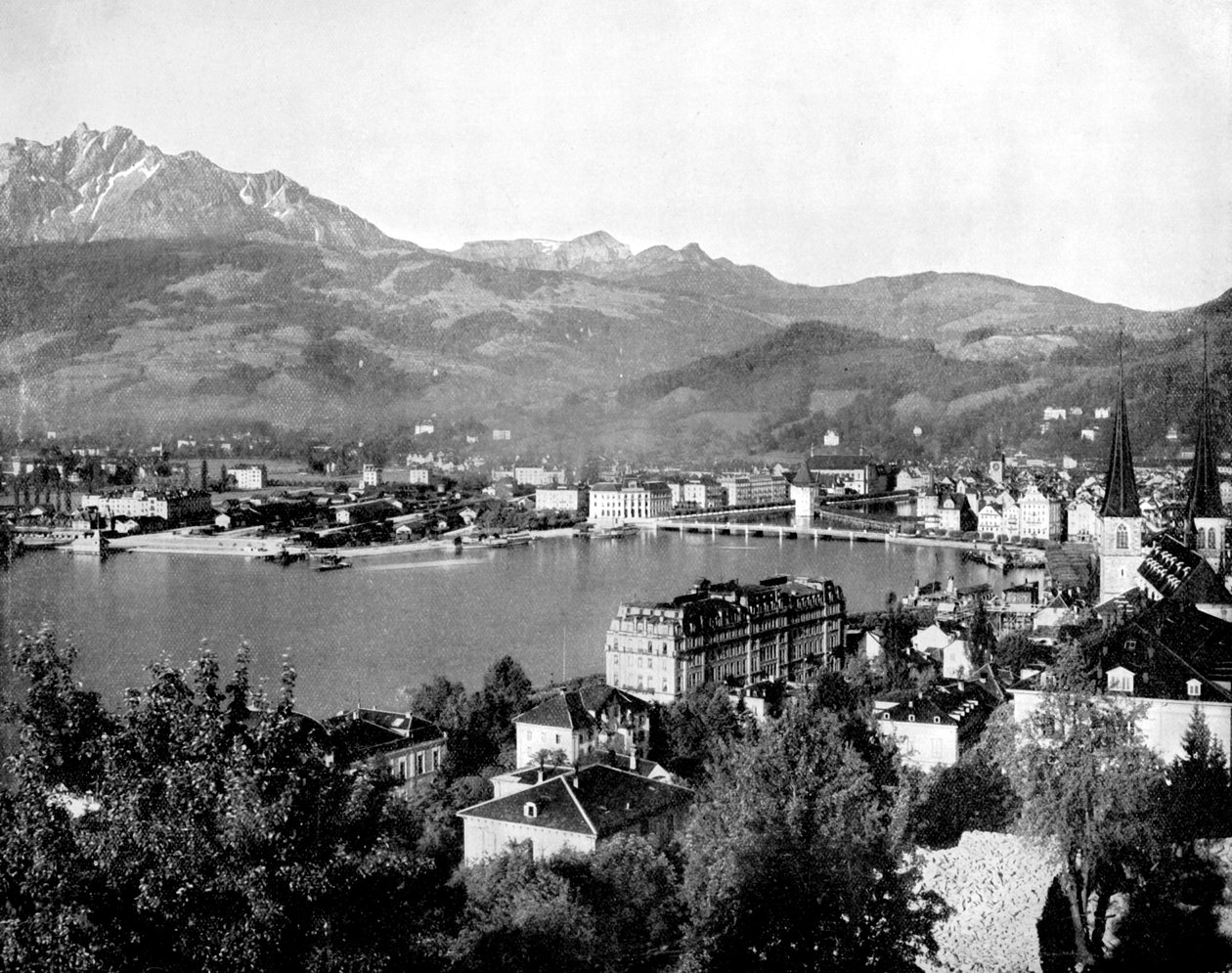 Luzern, Schweiz, 1893. av John L. Stoddard