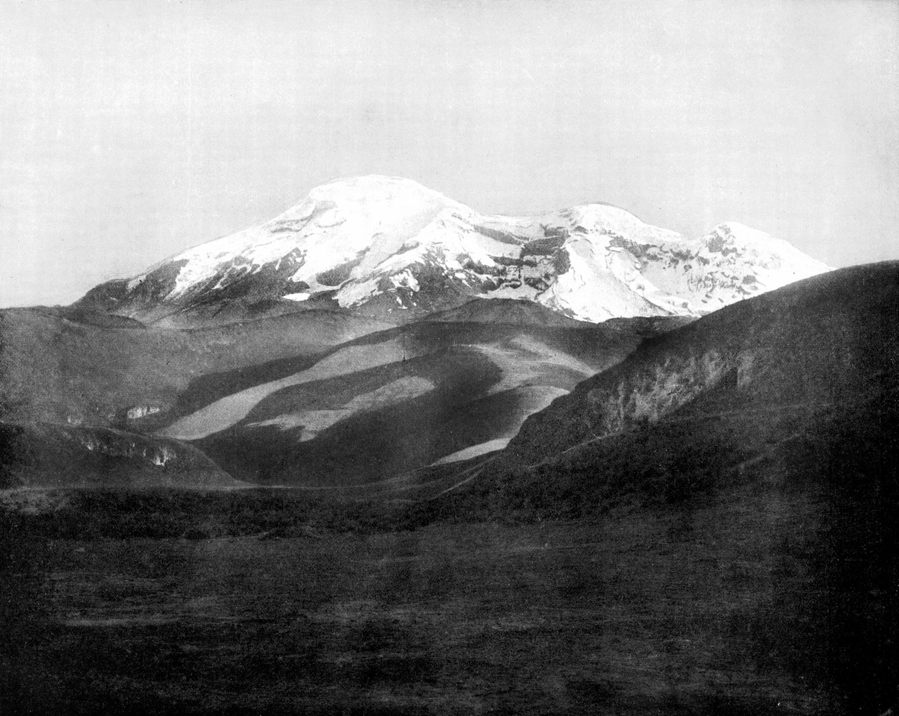 Mount Chimborazo, Ecuador, 1893. av John L. Stoddard