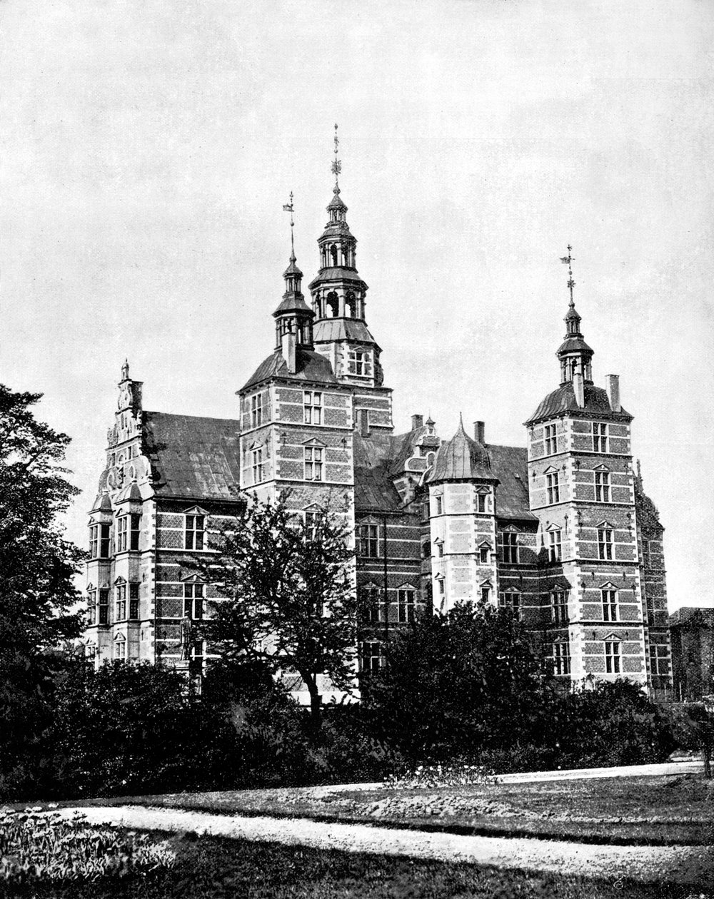 Rosenborgs slott, Köpenhamn, Danmark, 1893. av John L. Stoddard