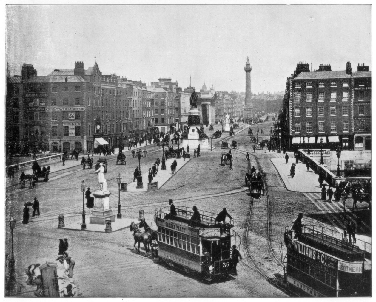 Sackville Street, Dublin, sent 1800-tal. av John L. Stoddard