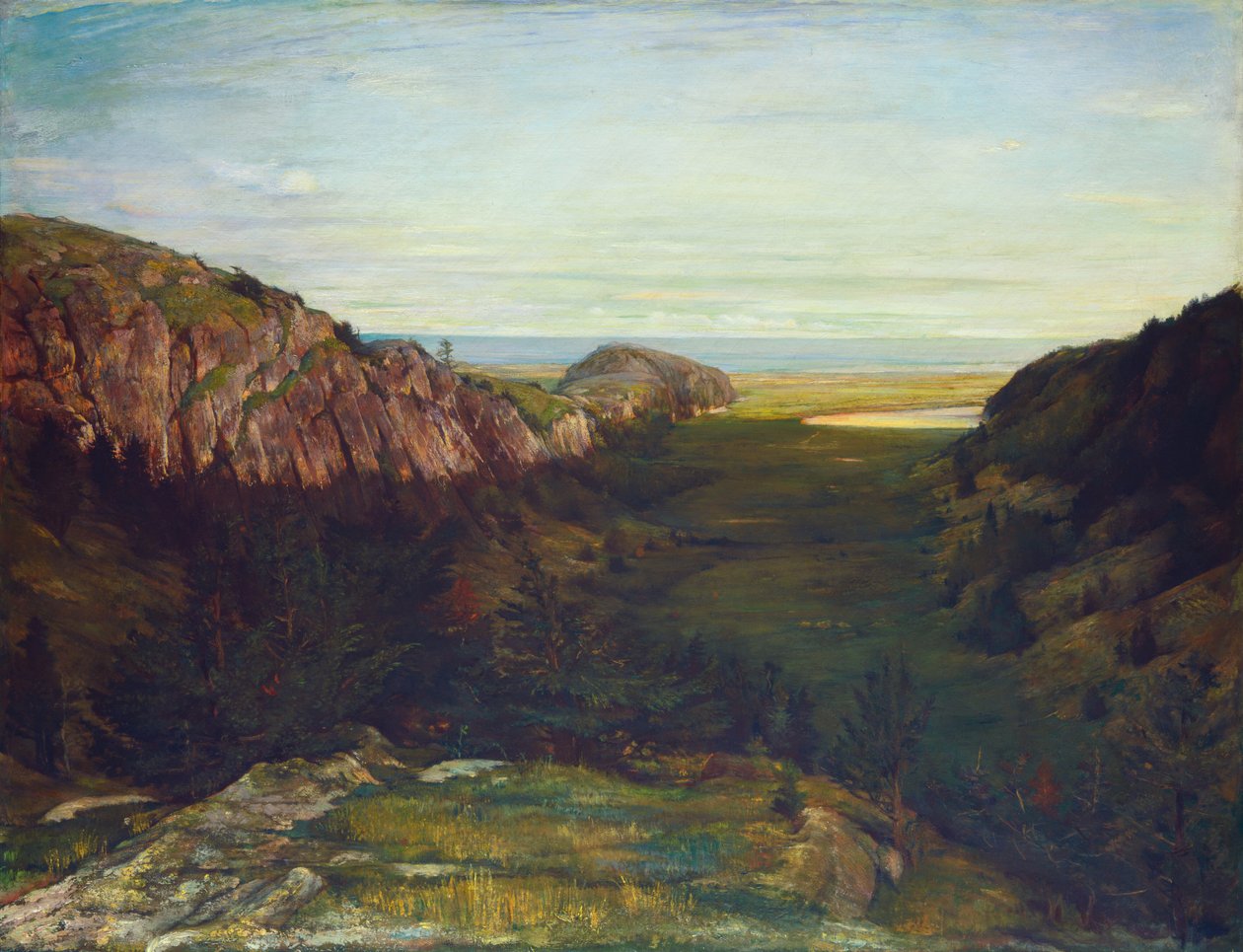 The Last Valley - Paradise Rocks av John La Farge