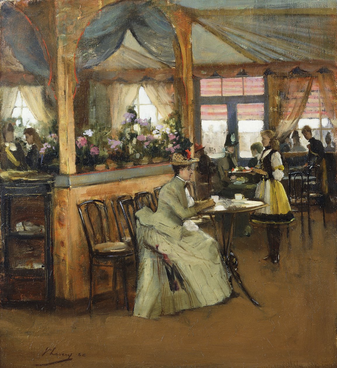 En kopp choklad av John Lavery