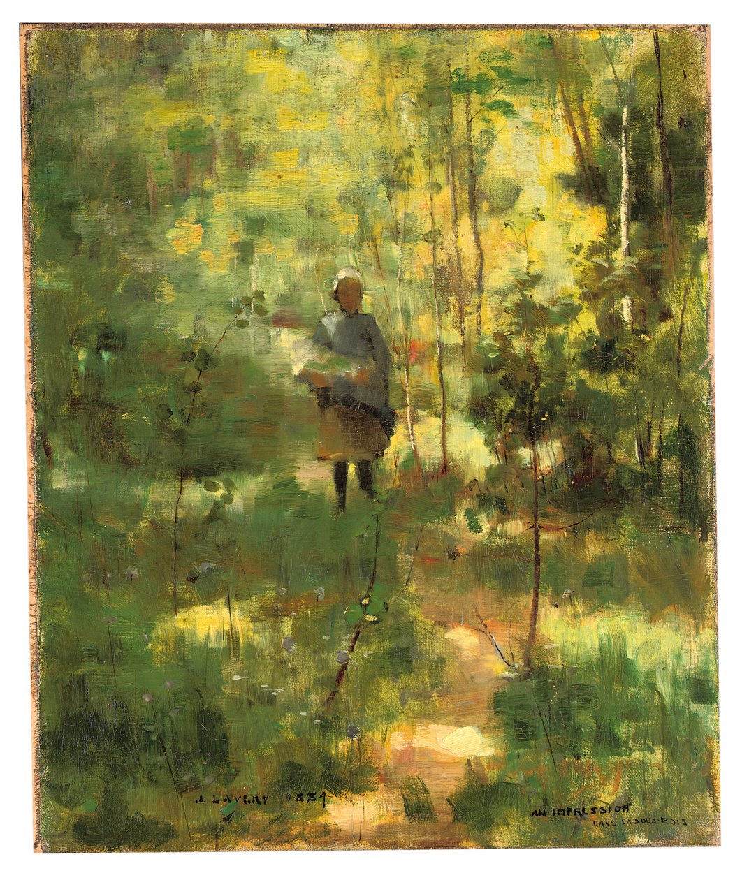 Ett intryck i undervegetationen av John Lavery