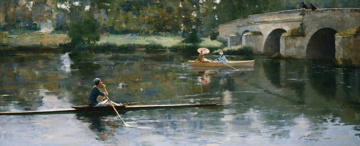 Bron vid Grez av John Lavery