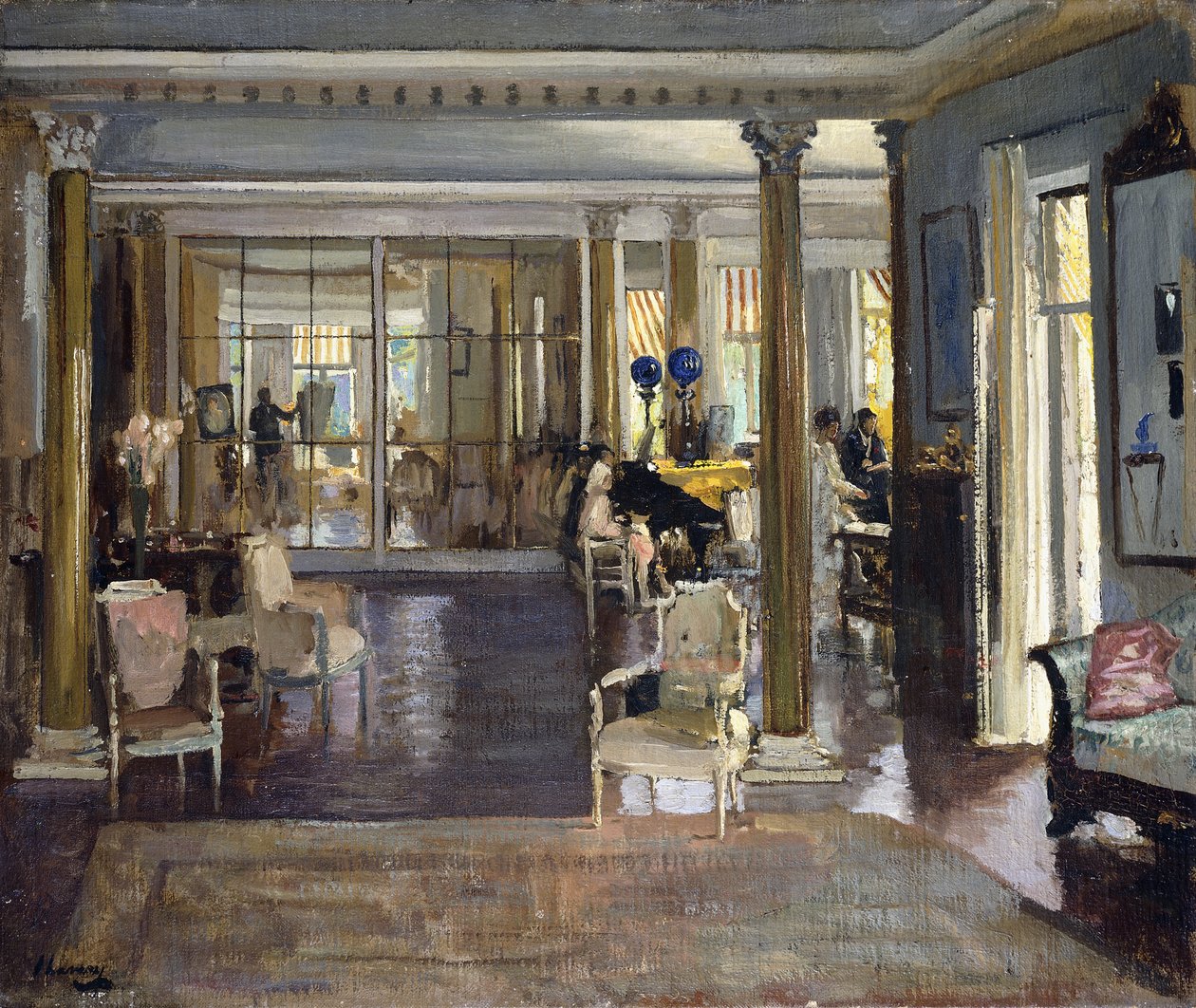 The Drawing Room, Falconhead av John Lavery