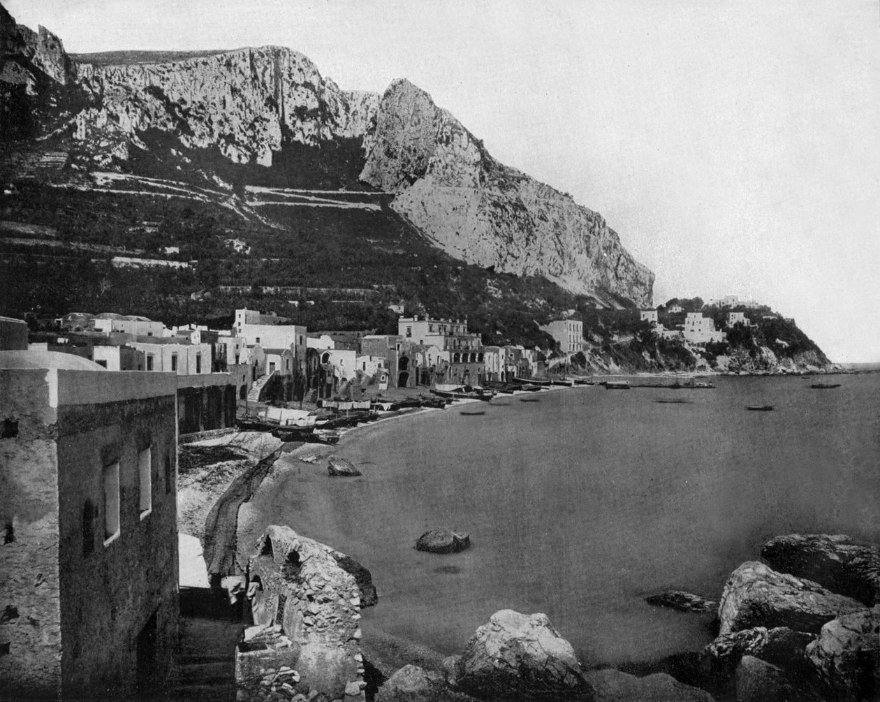 Capri, Italien, ca. 1890 (s/v foto) av John Lawson Stoddard