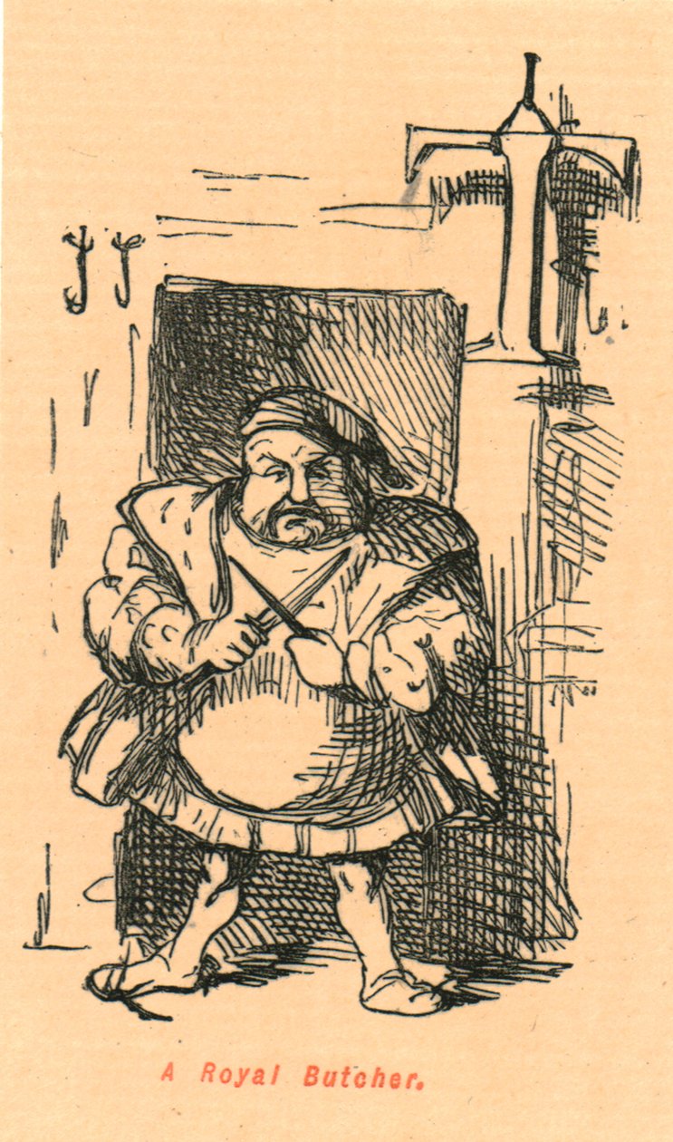En kunglig slaktare, 1897. av John Leech