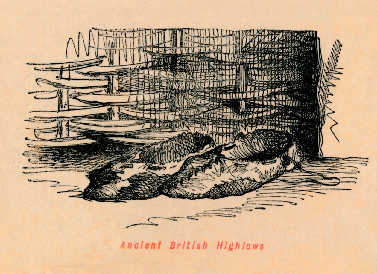 Ancient British Highlows, c1860, c1860. av John Leech