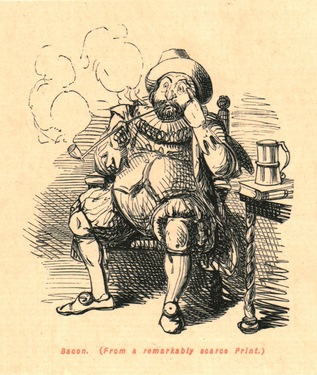Bacon. Från ett anmärkningsvärt knapphändigt tryck., 1897. av John Leech