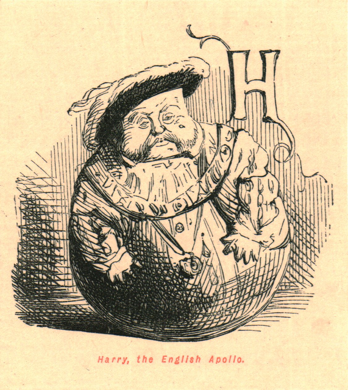 Harry, den engelska Apollon, 1897. av John Leech
