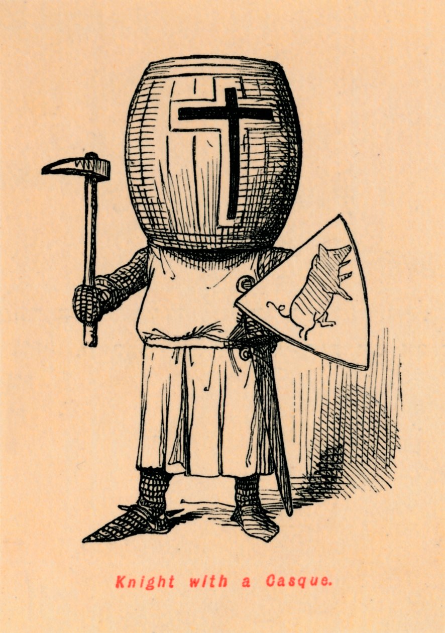 Riddare med en Casque, c1860, c1860 av John Leech