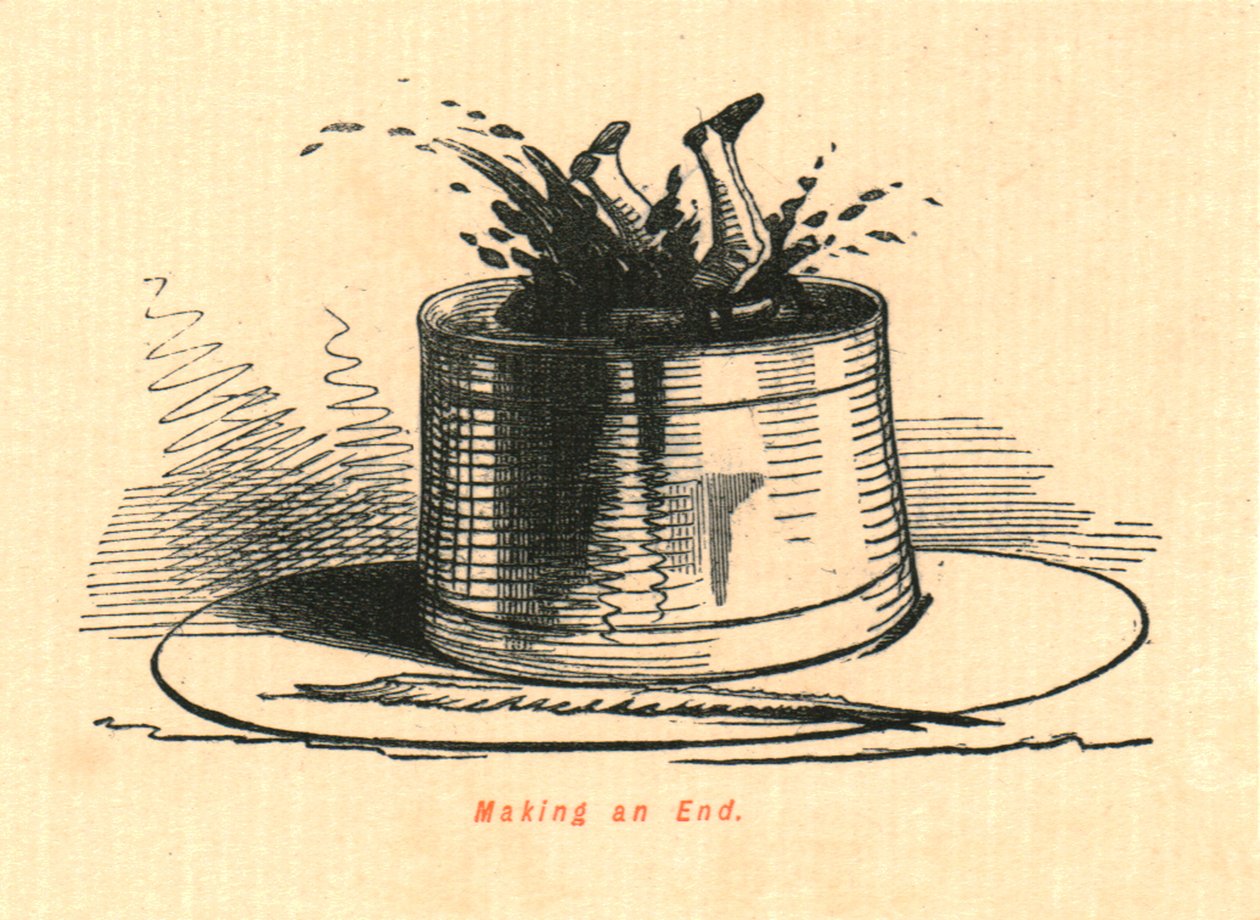 Gör ett slut, 1897. av John Leech