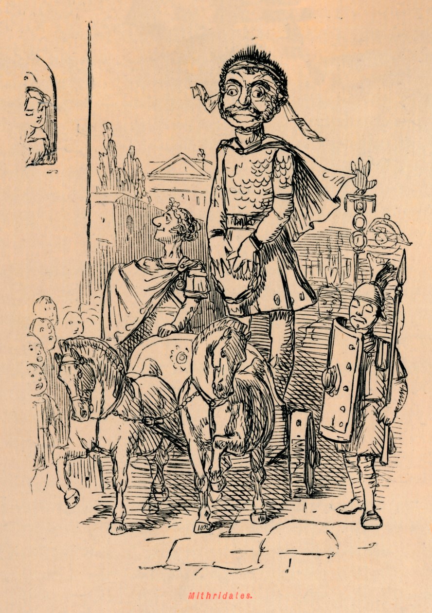 Mithridates, 1852 av John Leech
