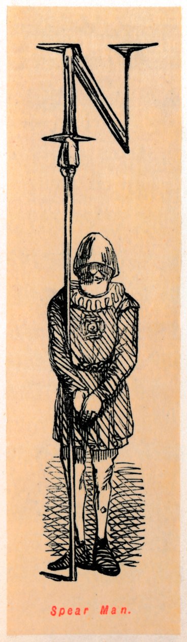 Spear Man, av John Leech