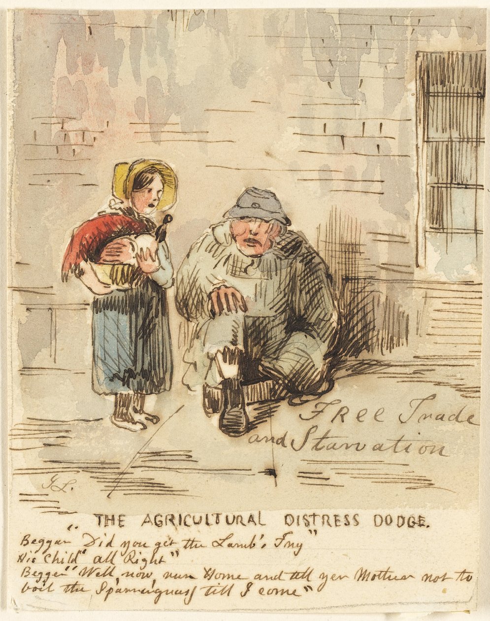 The Agricultural Distress Dodge av John Leech