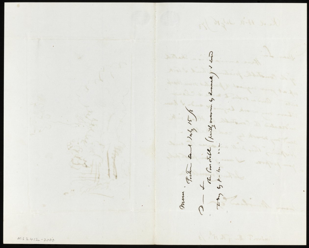 Brev till James Muirhead av John Linnell
