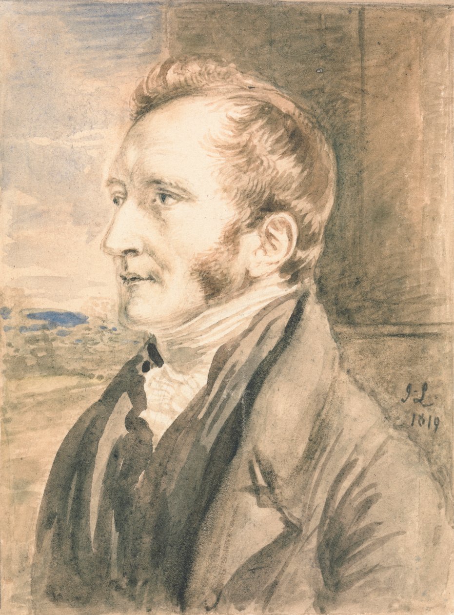 Porträtt av en man av John Linnell