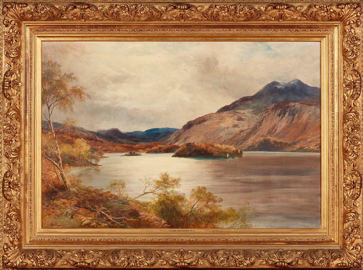 Loch Katrine (olja på duk) av John MacWhirter