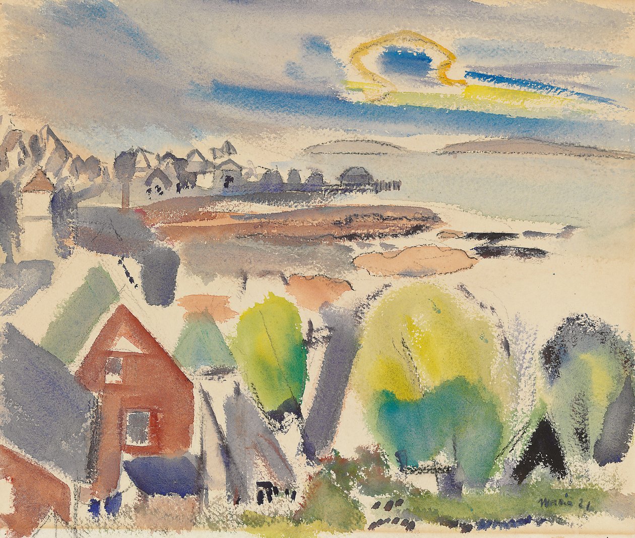 Stonington, Maine av John Marin