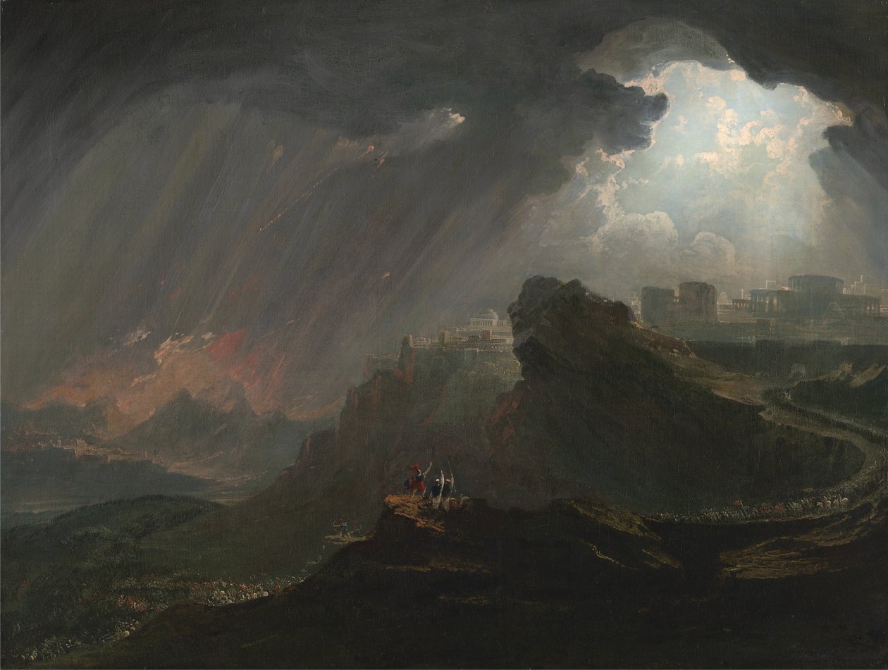 Josua beordrar solen att stå stilla av John Martin