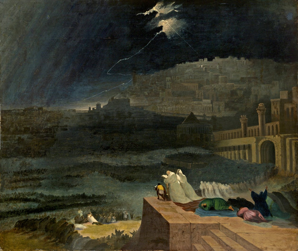 Omvändelse från Nineve, ca 1840 av John Martin